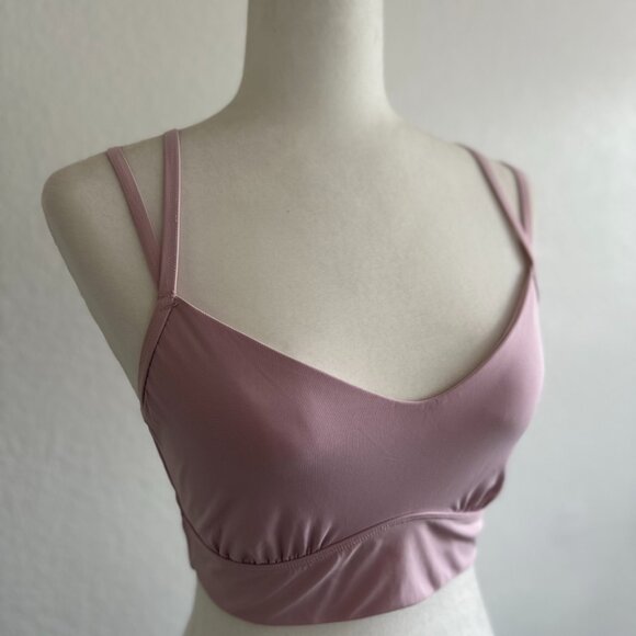 🌸 **All in Motion Strappy Sports Bra - Medium - Dusty Rose Pink ** 🌸 - Picture 1 of 6